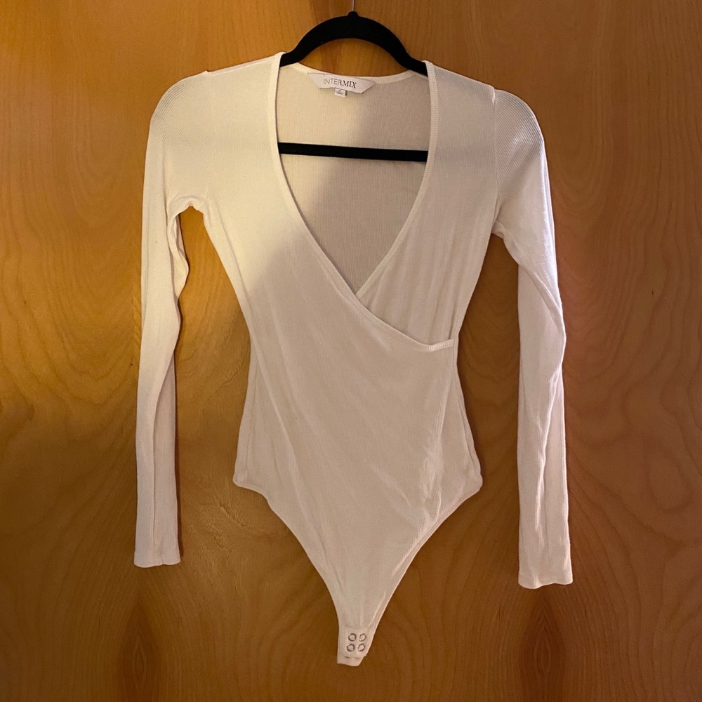 Intermix White Bodysuit Size P XS